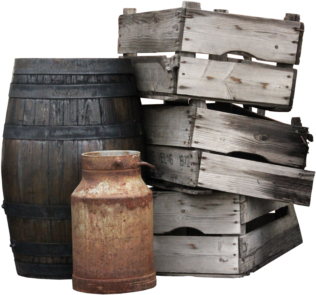 Boxes Wooden Boxes Barrel - Old Pot Png Clipart (1280x1211), Png Download
