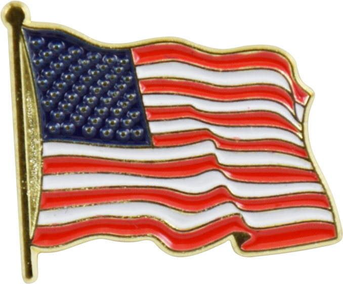 American Flag Pin Png Clipart (800x800), Png Download