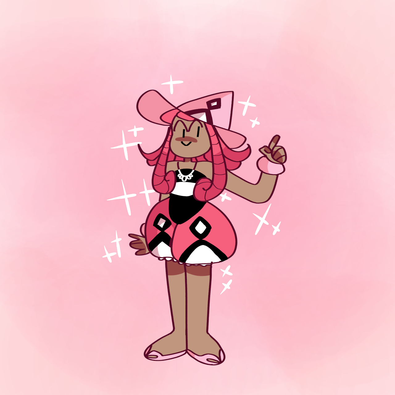 “tapu Lele Gijinka I Guess ” - Cartoon Clipart (1280x1280), Png Download