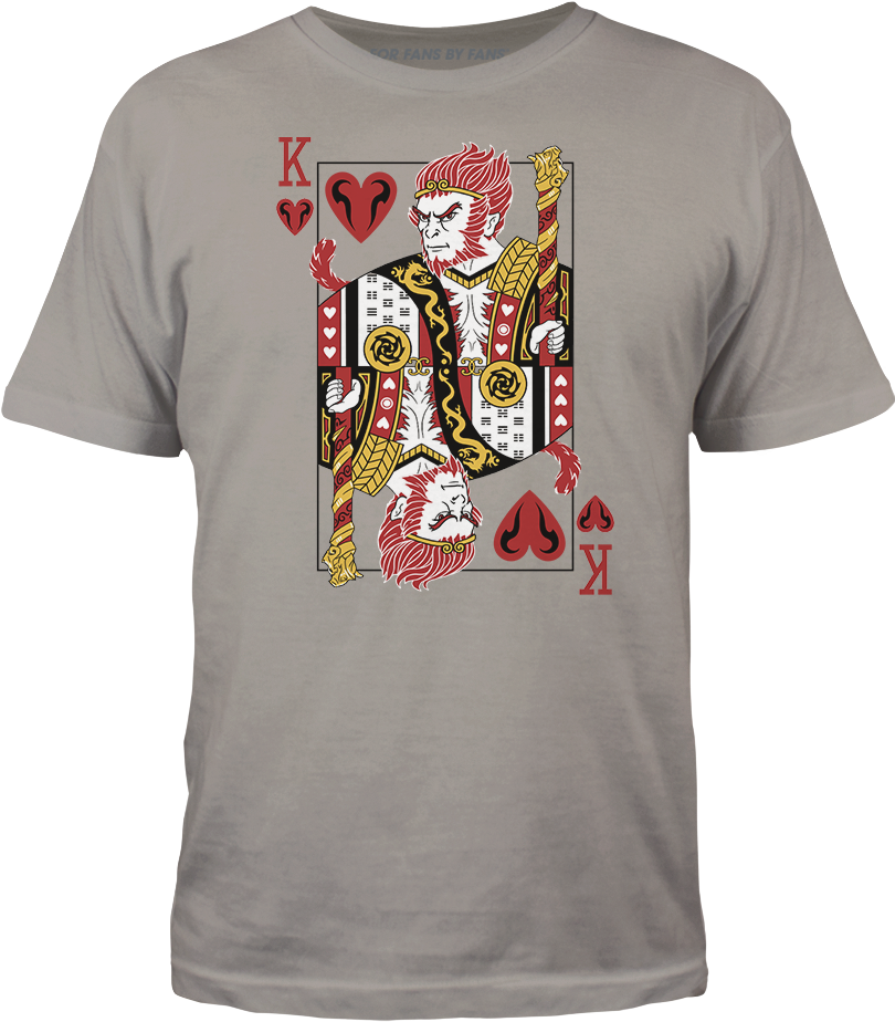 Monkey King Of Hearts - Shirt Clipart (1000x1000), Png Download