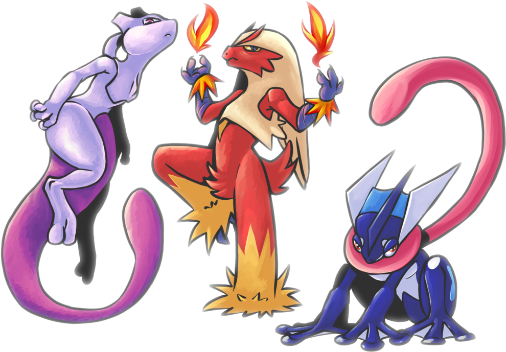 Oddish Transparent Clinkorz - Blaziken And Greninja Clipart (1024x698), Png Download