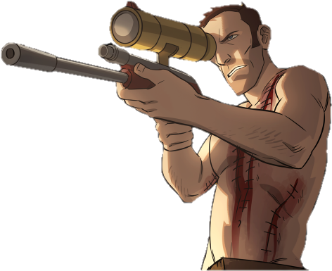#tf2 #sniper #tf2sniper #tf2comics - Shoot Rifle Clipart (503x505), Png Download