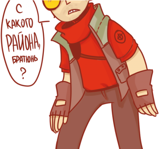 Drawn Snipers Tf2 Medic - Cartoon Clipart (640x480), Png Download