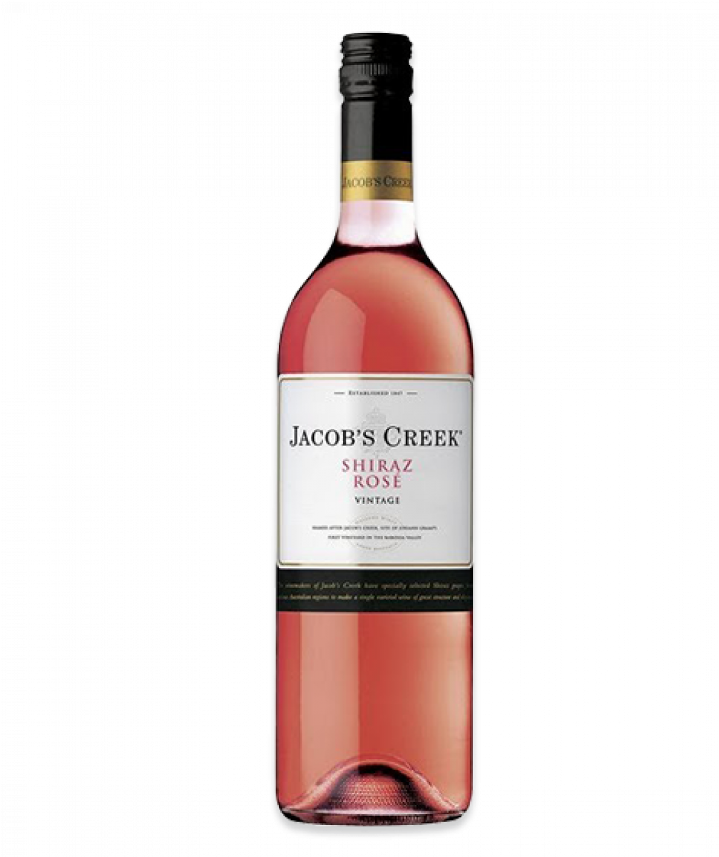 Jacobs Creek Shiraz Rose 750ml - Rose Wine Bottle Png Clipart (1200x1200), Png Download