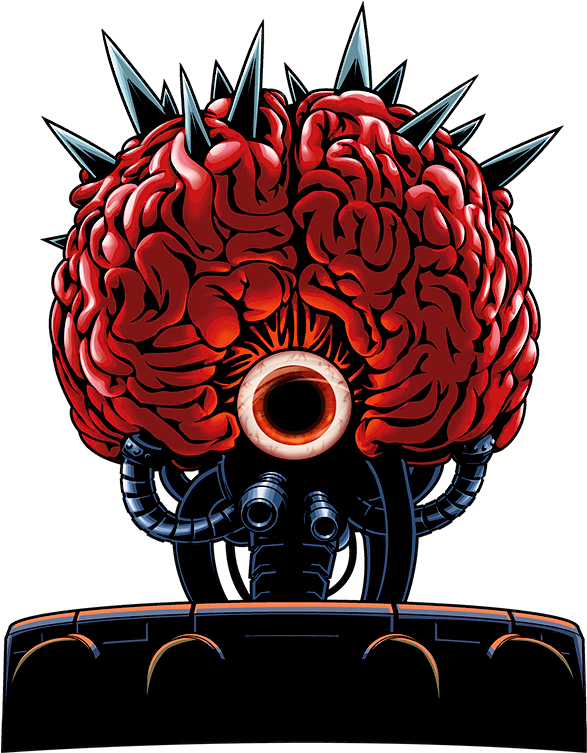 Smashwiki Β - Mother Brain From Metroid Clipart (596x760), Png Download