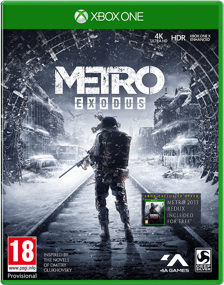 Metro Exodus Xbox One Clipart (1000x1000), Png Download
