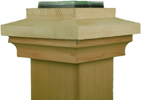 Bar Harbor Solar Wood Post Cap - Plywood Clipart (600x600), Png Download