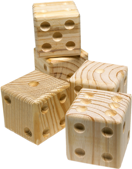 Giant Yard Dice - Belknap Hill Trading Post Clipart (850x558), Png Download