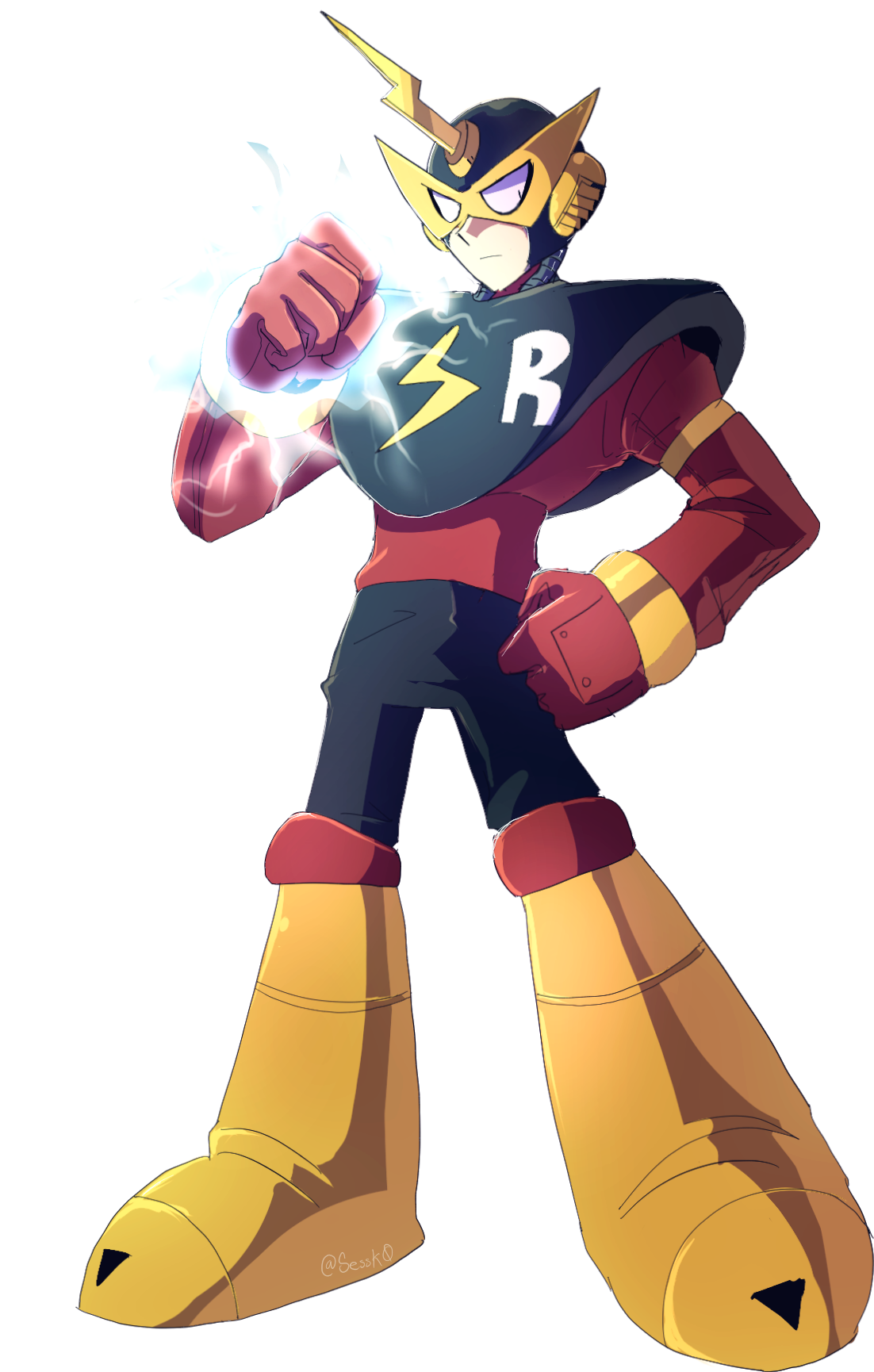 Man , - Elec Man Mega Man 11 Clipart (1201x1779), Png Download