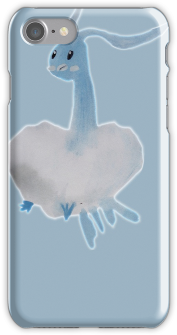 Pokemon Watercolor Altaria Dragon By Cormorantfeathe - Series Of Unfortunate Events Phone Case Clipart (500x667), Png Download