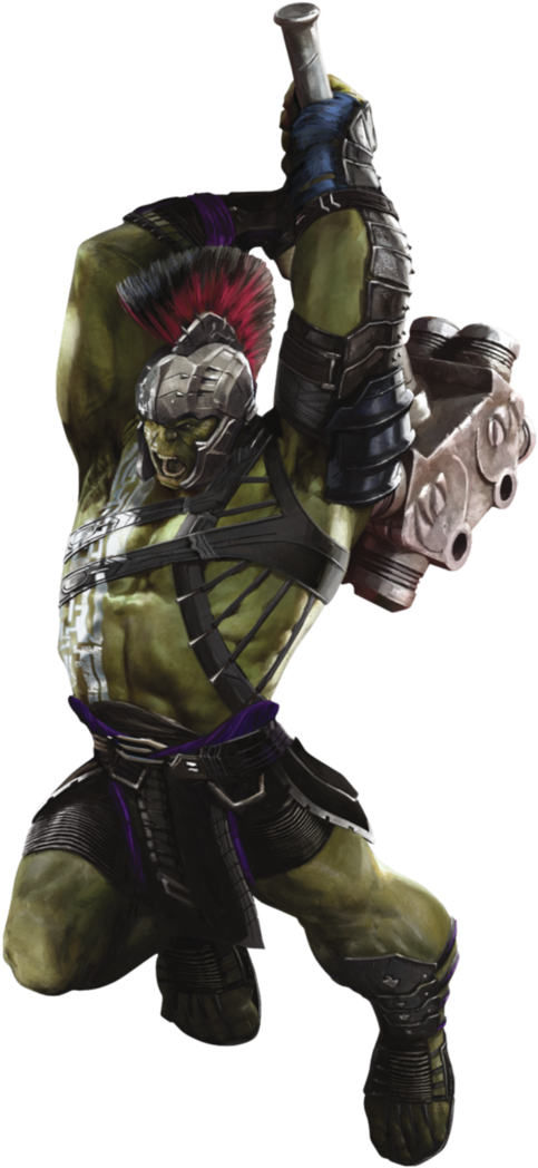 By Hz Designs - Thor Ragnarok Hulk Png Clipart (702x1137), Png Download