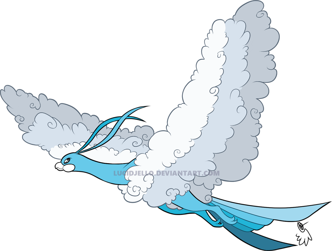 The Altaria From My Latest Team Commission Clipart (1057x800), Png Download
