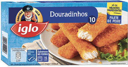 10 Douradinhos De Peixe - Iglo Clipart (500x353), Png Download