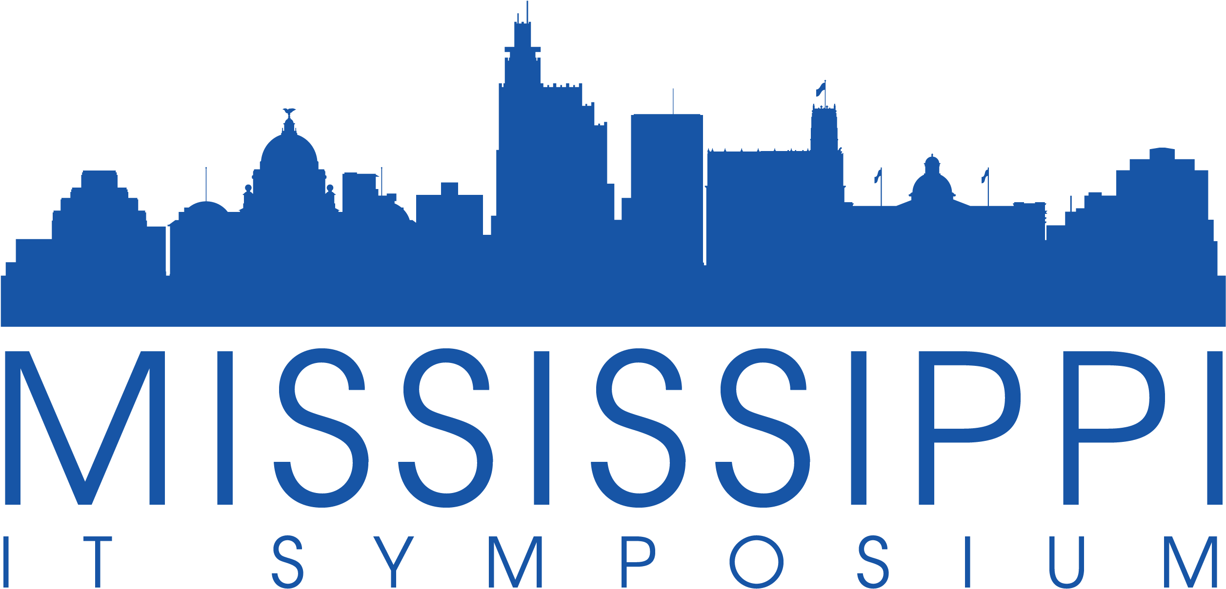 Mississippi It Symposium - Jackson Mississippi Skyline Png Clipart (2604x1248), Png Download