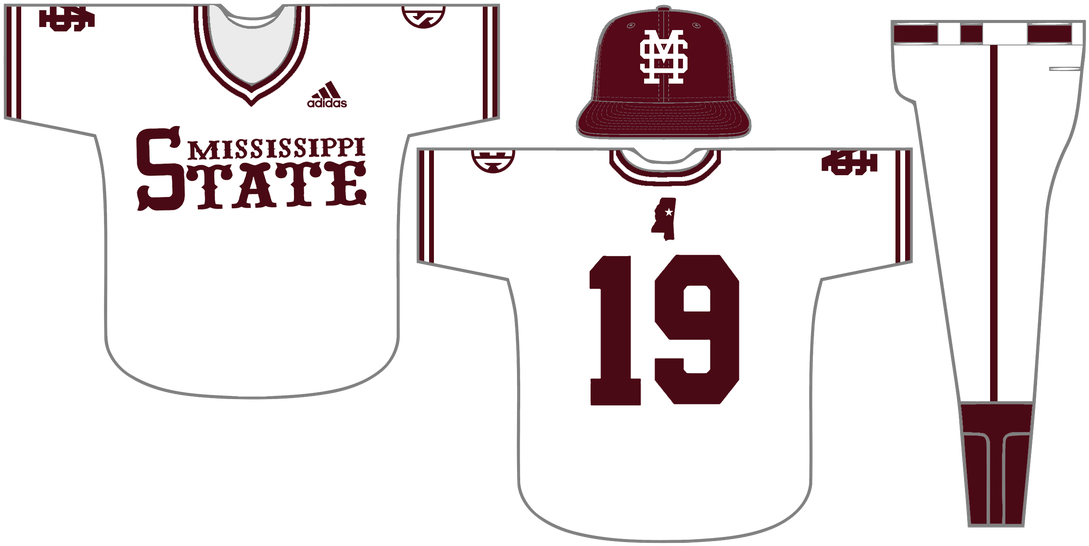 Mississippi Outline Png - Uniform Mississippi State Baseball Clipart (1089x546), Png Download