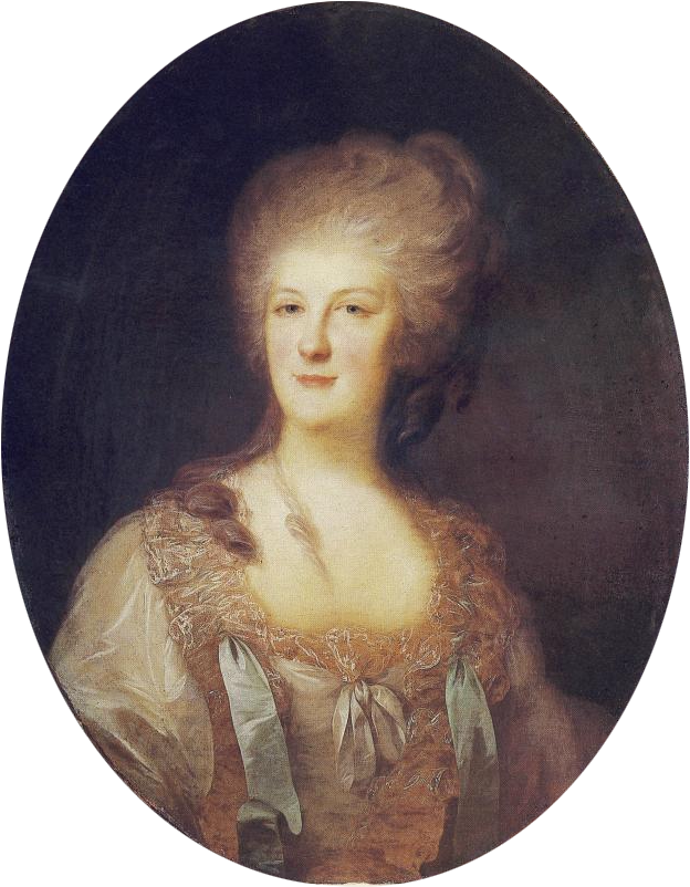 Rokotov Daria Dmitriev Manova - Fyodor Rokotov Clipart (624x802), Png Download