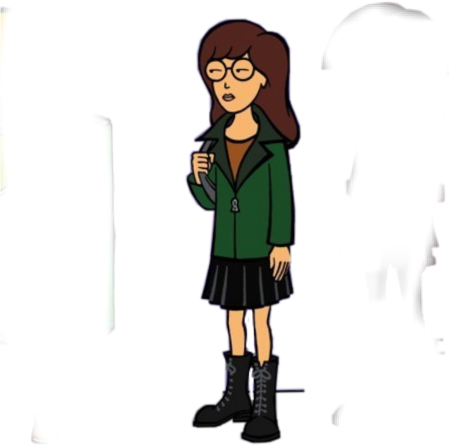 Daria Sticker - Daria Morgendorffer Clipart (1024x1024), Png Download