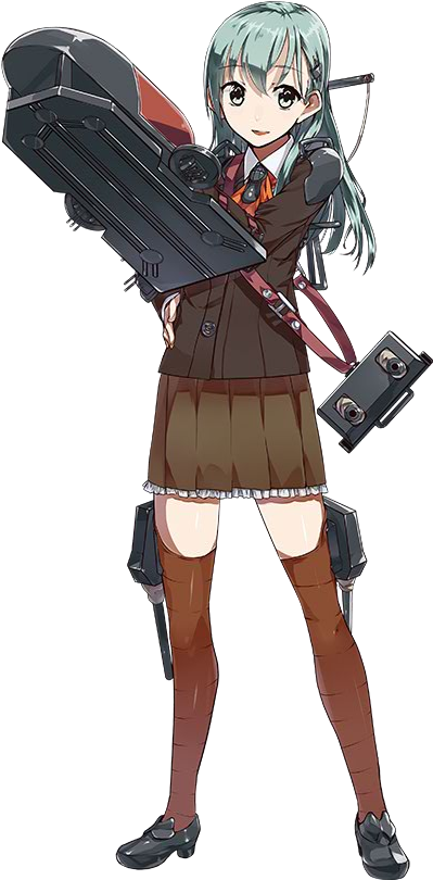 129 3 - Suzuya Kancolle Clipart (500x880), Png Download