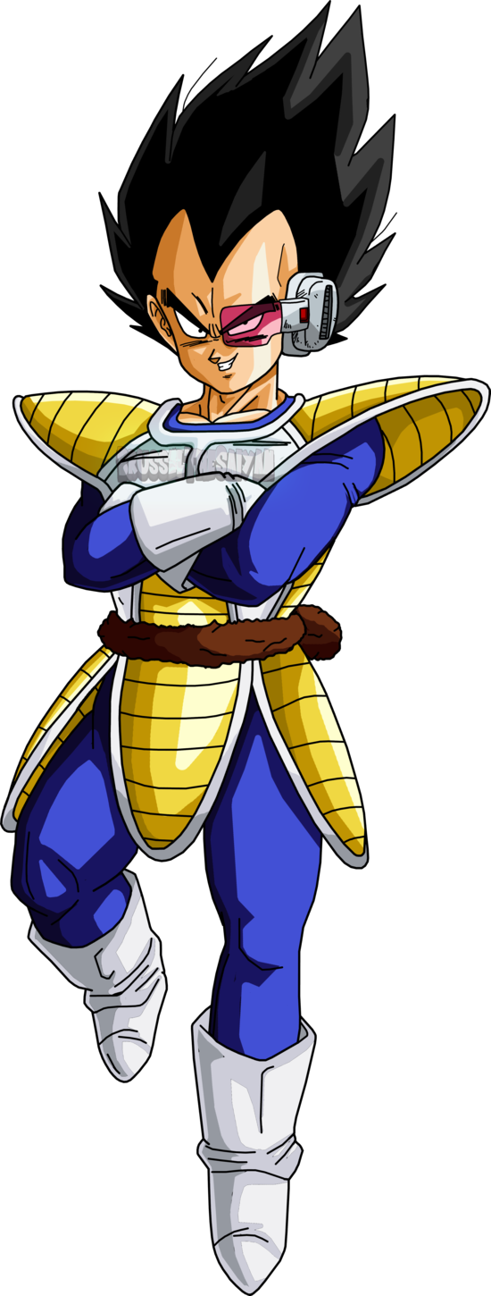 Vegeta Scouter Png - Vegeta Saiyan Scouter Clipart (550x1450), Png Download