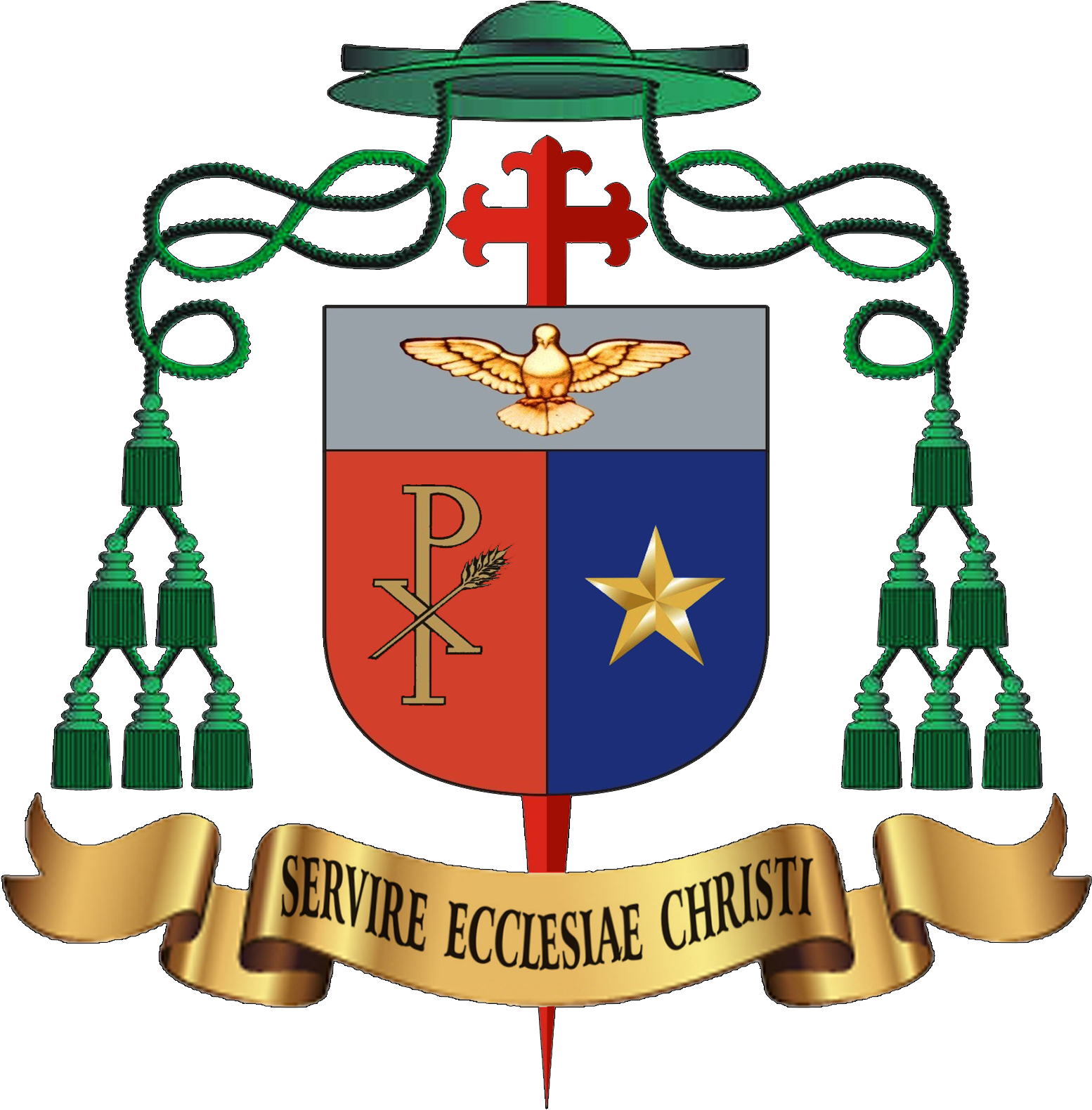 Escudo Episcopal De Monseñor Tulio Ramirez - Escudos Episcopales Clipart (1653x1679), Png Download
