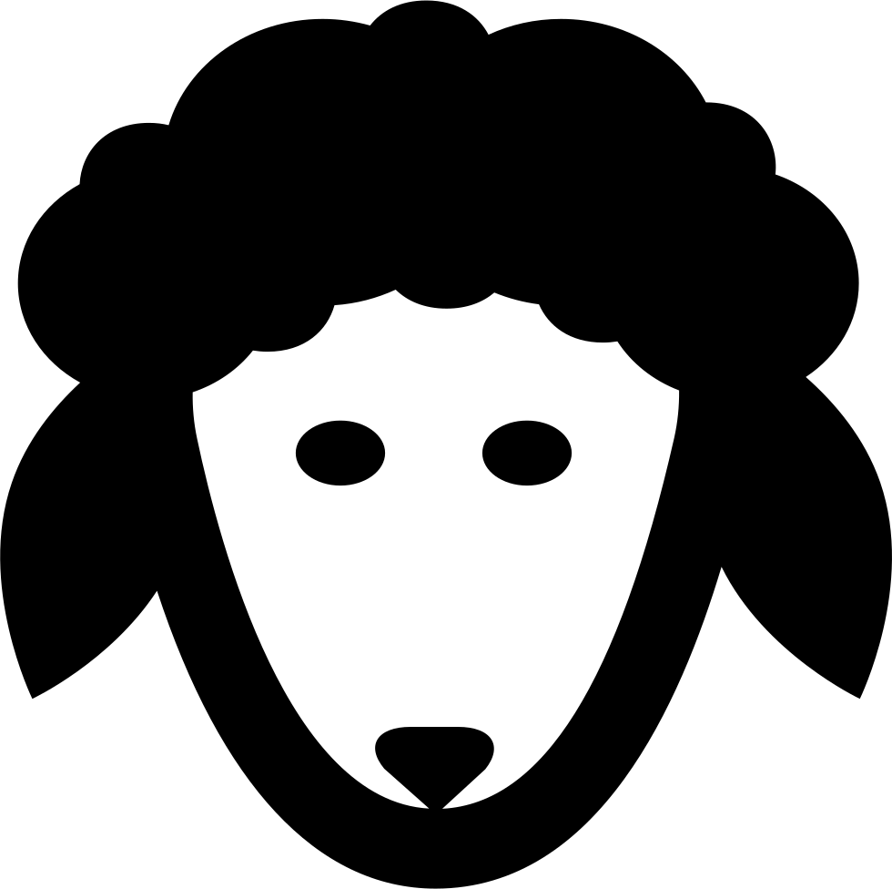 Face Sheep Png - Reddit Logo White Png Clipart (980x976), Png Download