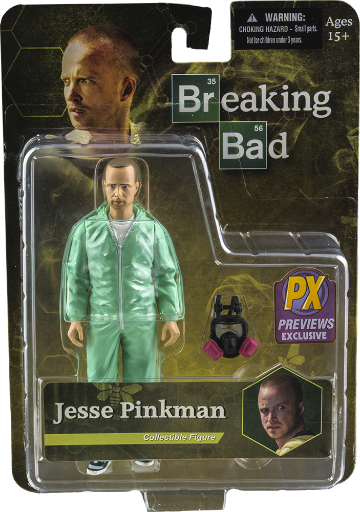 Jesse Pinkman Blue Hazmat Suit Exclusive 6" Action - Breaking Bad Season Clipart (703x1000), Png Download