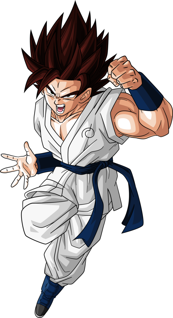 Theme Song - [www - Youtube - Com/watchv=qtfesc 43 - Taekwondo Dragon Ball Z Clipart (660x1209), Png Download