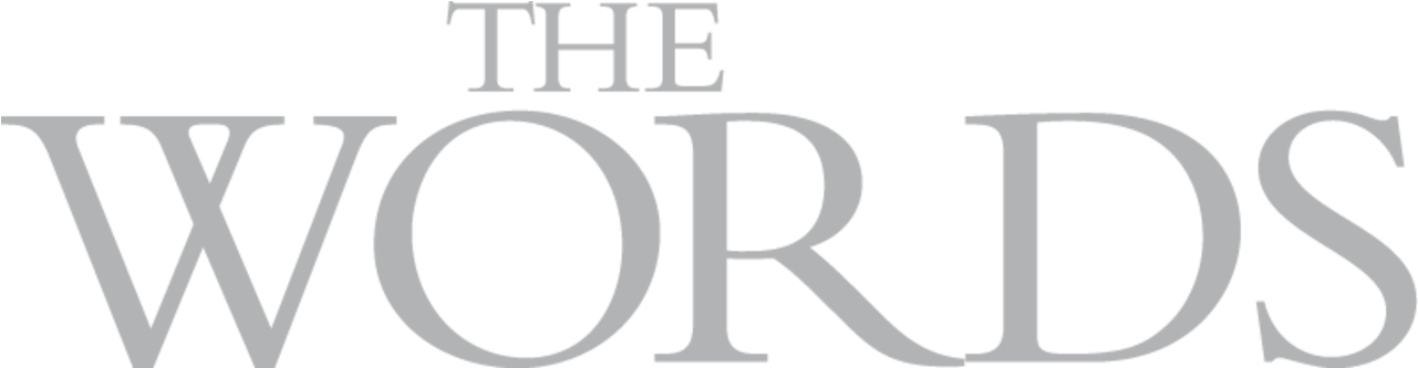 The Words - Black-and-white Clipart (1280x544), Png Download