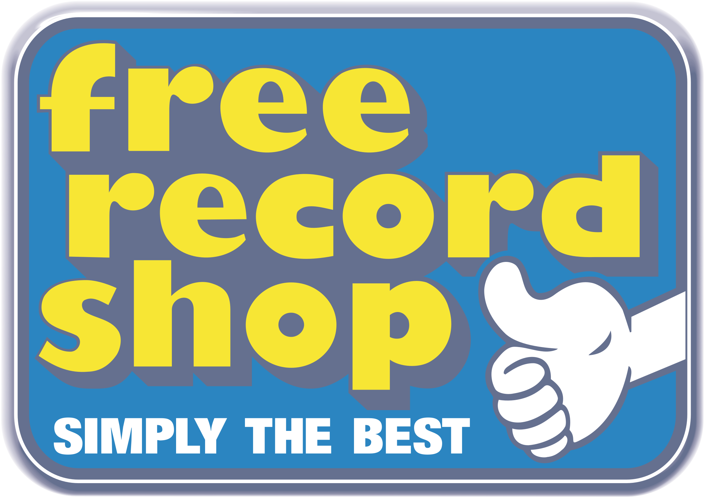 Free Record Shop Logo Png Transparent - Free Record Shop Logo Clipart (2400x2400), Png Download