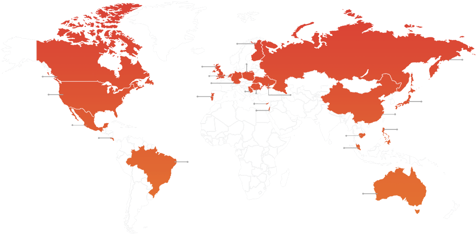 Canada Usa Mexico Costa Rica Brazil Portugal Germany - Europe In Relation To Africa Clipart (1000x500), Png Download