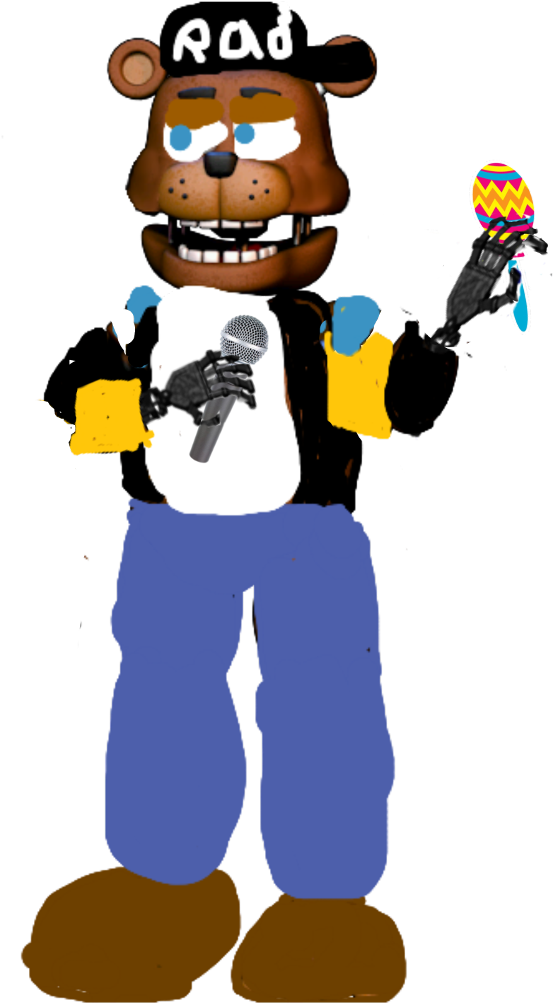 #fnaf Cool Guy With Accessories - Cartoon Clipart (1024x1024), Png Download