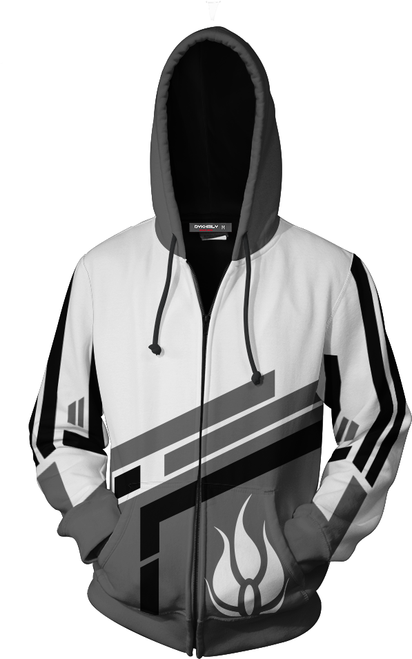 Rwby Blake Belladonna Zip Up Hoodie Fullprinted Zip - Rwby Weiss Hoodie Clipart (1024x1024), Png Download