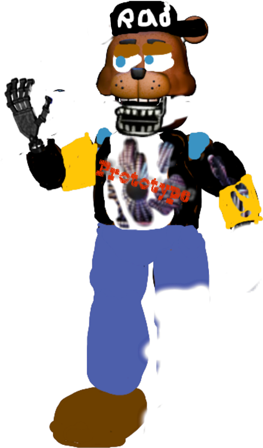 #fnaf Prototype Cool Guy - Cartoon Clipart (1024x1024), Png Download