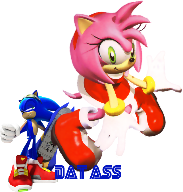 Ass Meme Photo - Sonic Riders Sonic Clipart (672x689), Png Download