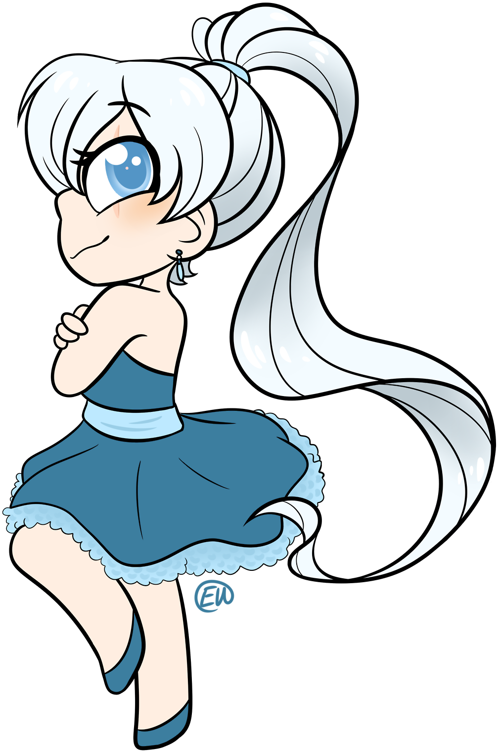 Rwby Anime, Rwby Fanart, Rwby Volume 5, Blake Belladonna, - Cartoon Clipart (1280x1624), Png Download