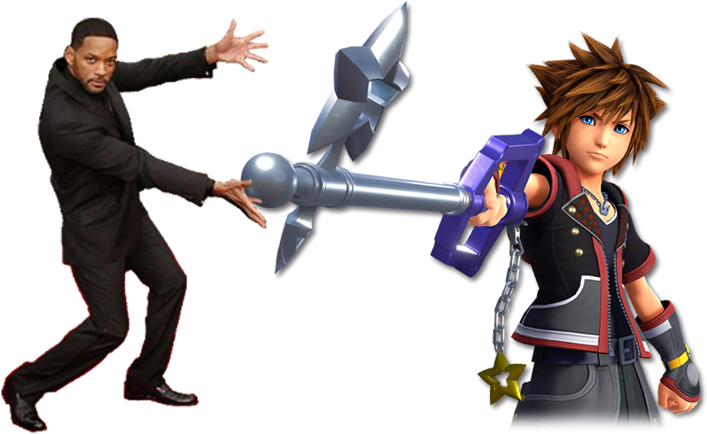 The Kingdom Key Has A Mickey - Kingdom Hearts 3 Sora Png Clipart (804x489), Png Download