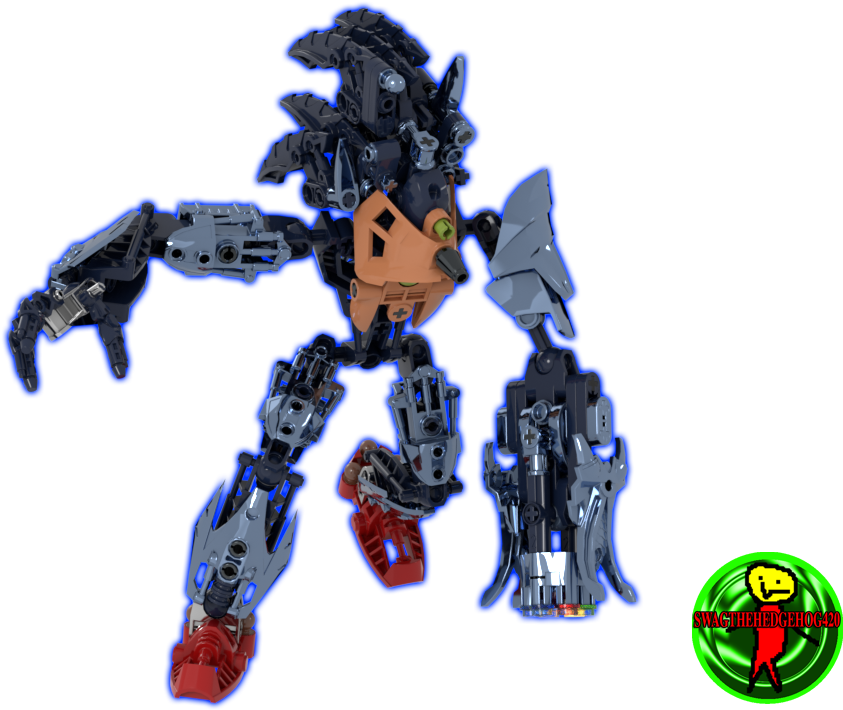Bionicle Sonic , Png Download - Cartoon Clipart (843x710), Png Download