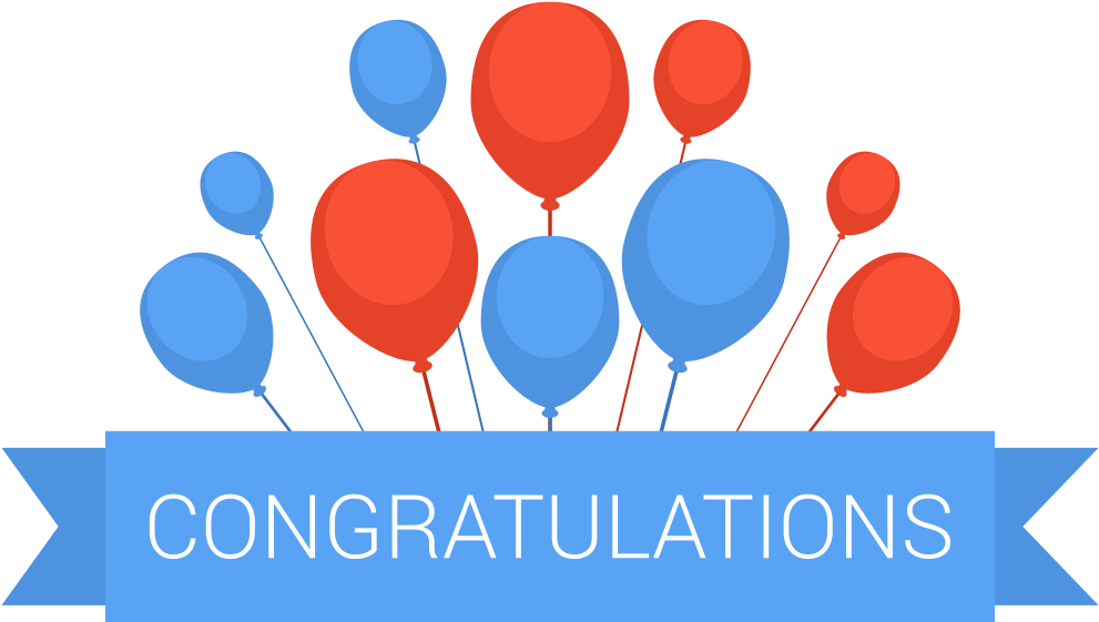 We Are So Pleased To Announce The Winners Of The Great - Birthday Party Clipart (1000x572), Png Download