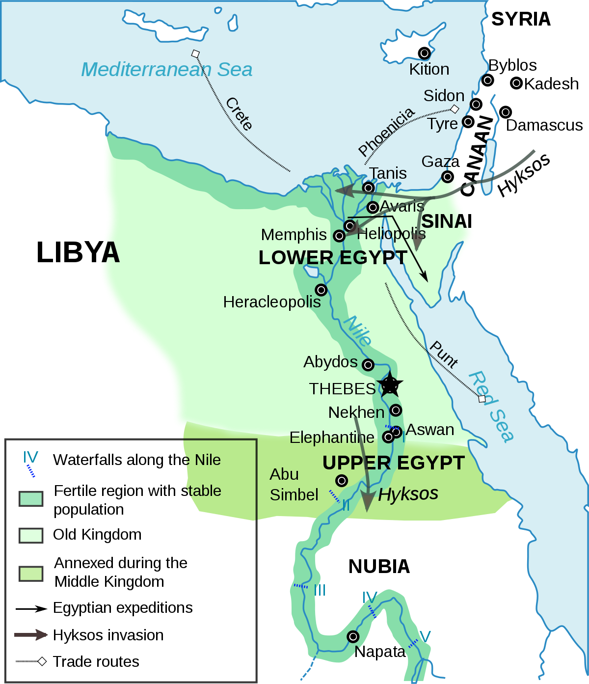 Mapa Del Antiguo Egipto Clipart (1200x1393), Png Download