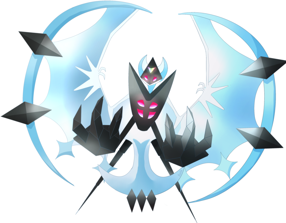 Necrozma Alas Del Alba - Pokemon Ultra Lunala Png Clipart (992x806), Png Download