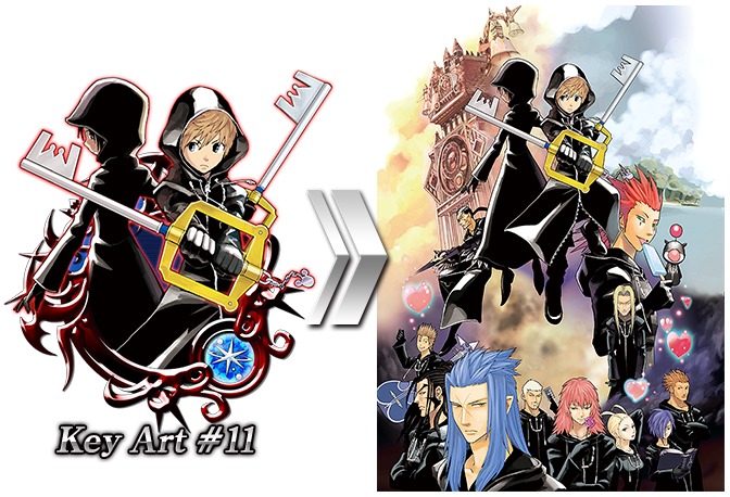 Com/forum/forum/84 Kingdom Hearts Union %cf%87cross - Kingdom Hearts Union X Art Clipart (672x458), Png Download