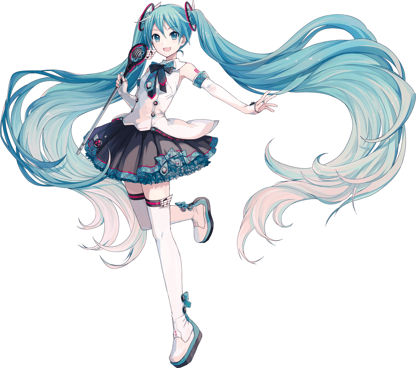 Hatsune Miku Magical Mirai 2017 Clipart (1363x1205), Png Download