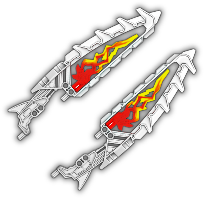 Bionicle Magma Sword - Firearm Clipart (685x666), Png Download