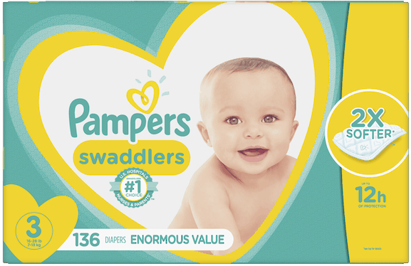 Pampers® Swaddlers Offer - Pampers Clipart (600x600), Png Download
