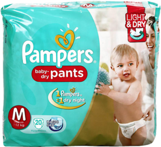 Pampers 8 To 12 Kg Clipart (550x650), Png Download