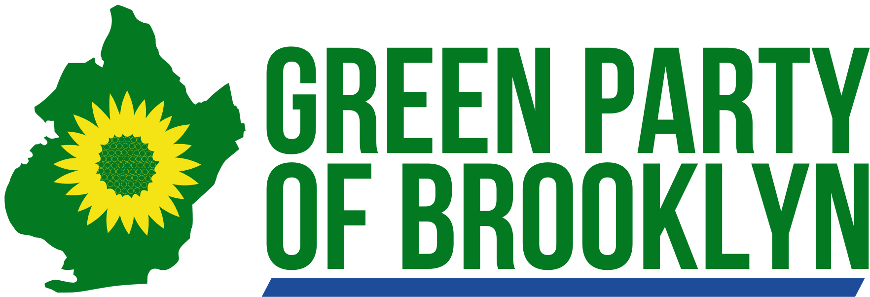 Green Party Of Brooklyn Clipart (1829x667), Png Download