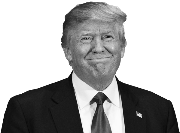 Hillary Transparent Invisible - Trump Ahead Of Schedule Under Budget Clipart (600x600), Png Download
