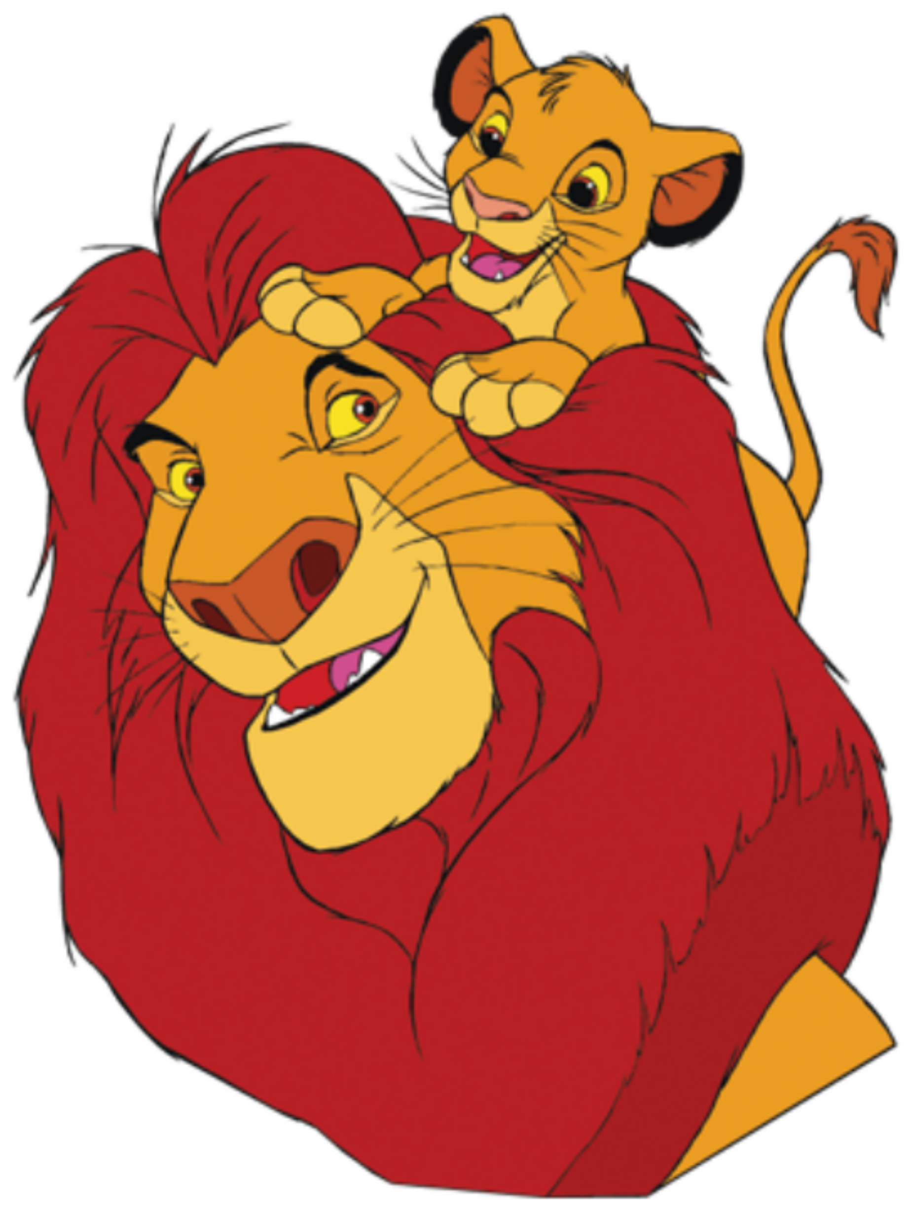 C9qfc1h377 - Simba And Mufasa Lion King Clipart (2560x2560), Png Download