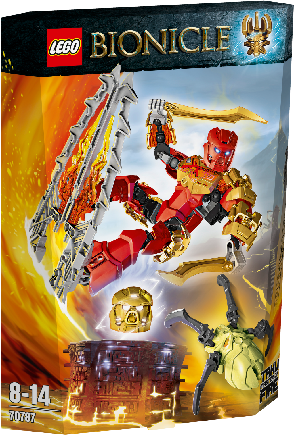 Lego Bionicle Tahu Clipart (2399x1800), Png Download