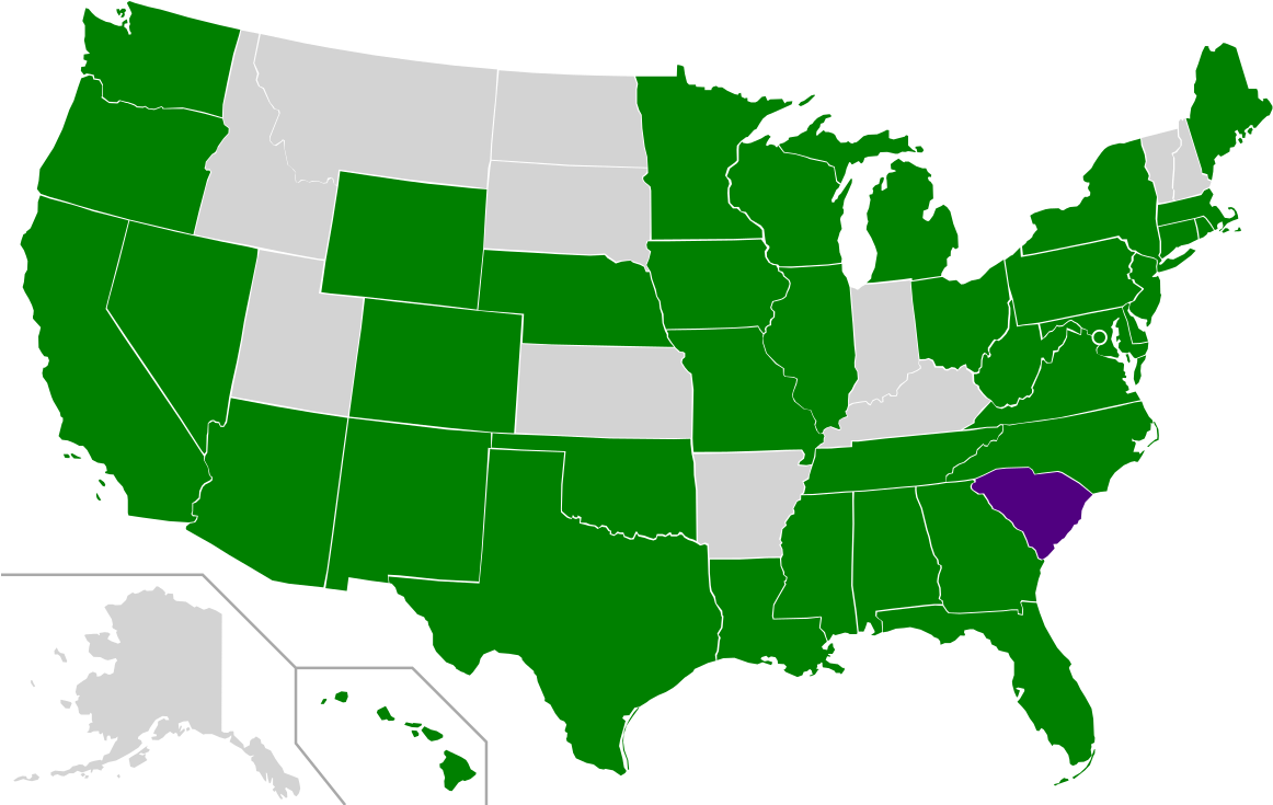 Jill Stein - Us Senate Map 2019 Clipart (1200x742), Png Download